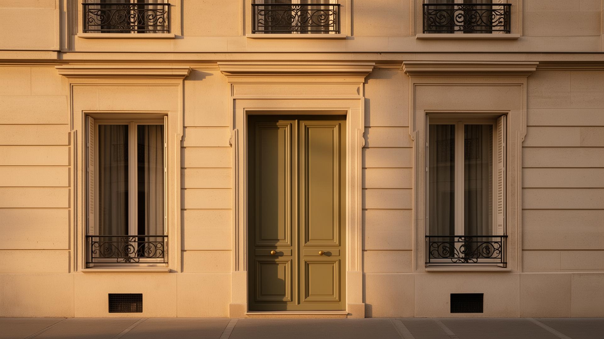 Façade haussmannienne représentant l'expertise immobilière de Diagify